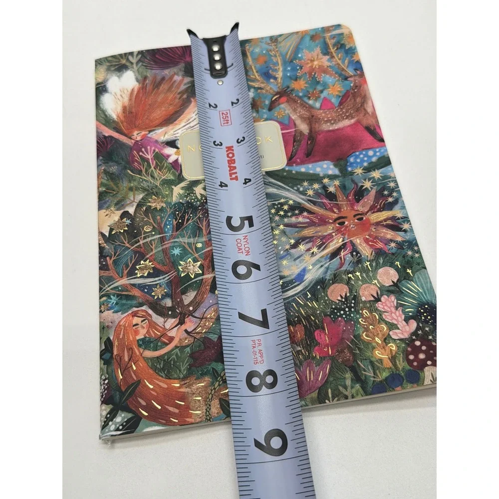 BV by Bruno Visconti Lined Notebook Whimsical Enchanted Forest Celestial Art